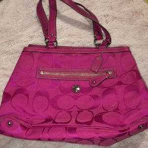 Hot Pink COACH purse